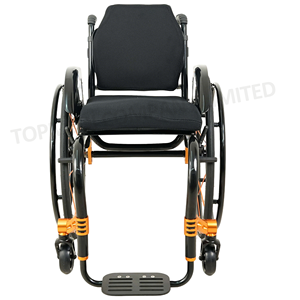 Fauteuil roulant de basketball en fibre de carbone super léger, pliable, ultra-léger, en fibre de carbone, manuel, pour adolescents - Product Image 4