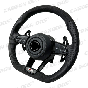 Volant en Alcantara pour <span class=keywords><strong>Audi</strong></span> R8 RS, qualité supérieure pour <span class=keywords><strong>Audi</strong></span> B9 R8 <span class=keywords><strong>TT</strong></span> B8 B8.5 B9 R8 A3 A5 A6 A7, vente directe d'usine - Product Image 5