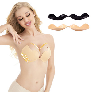 Nouveau soutien-gorge push up <span class=keywords><strong>grande</strong></span> <span class=keywords><strong>taille</strong></span> Lingerie Sexy chaude grand soutien-gorge Invisible réutilisable auto-adhésif sans bretelles collant Invisible pour les femmes - Product Image 1