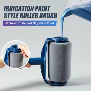 แปรงทาสีแบบลูกกลิ้งติดผนังปรับระดับได้ พร้อมด้ามจับยืดหดได้ สำหรับทาสีอิมัลชั่นและสร้างลวดลายบนผนัง - Product Image 4