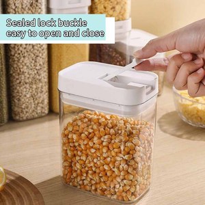 Hot Bán Bpa Miễn Phí Nhà Bếp Kín Thực Phẩm Lưu Trữ <span class=keywords><strong>Container</strong></span> Cấp Thực Phẩm Nhựa Hạt Gia Vị Ngũ Cốc Tổ Chức Lưu Trữ Hộp Jar - Product Image 5