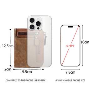 <span class=keywords><strong>Portafoglio</strong></span> Verticale Retrò in Pelle Personalizzato per <span class=keywords><strong>Uomo</strong></span>, Porta Carte Sottile in Pelle PU con Tasca Portamonete con Cerniera - Product Image 4