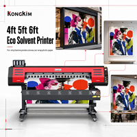 Impresora Eco Solvente Kongkim 1.8m Dual XP600 con USB, Video de Configuración, Soporte Remoto y Garantía