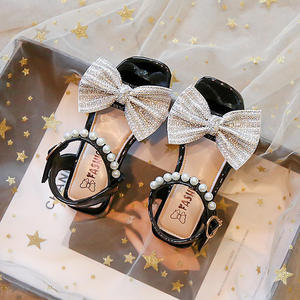 Sandales d'été pour filles nouveau bébé fille strass <span class=keywords><strong>petite</strong></span> fille strass talon haut princesse chaussures cool - Product Image 6