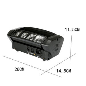 Mini projecteur LED portable effet araignée avec contrôle sonore pour événements, location, DJ, bar et éclairage KTV - Product Image 3