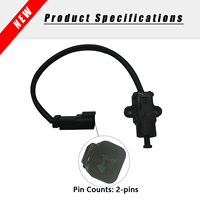 Micro-interrupteur E306 pour excavatrice avec câble, interrupteur de commande de vanne pilote, pièces de micro-interrupteur pour poignée de commande de mini-pelle 306