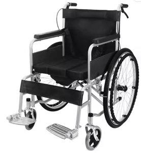 Silla de Ruedas Ligera y Plegable con Precios Económicos, Silla de Ruedas Ajustable, Asistencia Médica Antivuelco para el Cuidado en el Hogar - Product Image 2