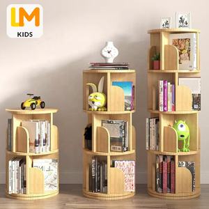 LM KIDS, nuevo diseño, muebles para niños, Librería, librería, librería giratoria alrededor de la estantería giratoria para niños - Product Image 3
