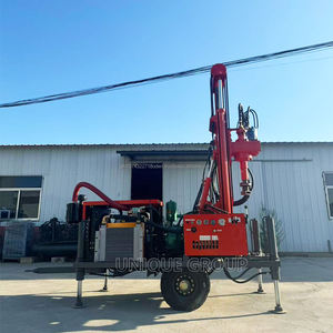 UNIQUE Factory Price High Performance Portable Diesel-Powered Rotary 150m Wheel Type Water Well Drilling Rig - Product Image 2