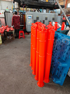 Bolardo anticorrosión T-Top, canalizador de tráfico de plástico, delineador de conos, poste para un control de tráfico efectivo - Product Image 4