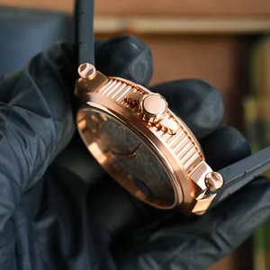 Reloj de Hombre de Alta Gama, Automático, con Fecha, Luminoso, Resistente al Agua, Cristal de Zafiro, Esfera con Patrón de Ondas Plateadas, Correa de Goma Negra - Product Image 4