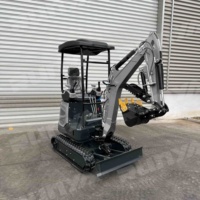 Excavator Mini Crawler 1.5t Bersertifikasi CE EURO5 EPA Pabrik Cina Dengan Lampiran Opsional