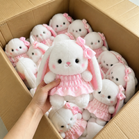 Peluches Lapin Mignon de Dessin Animé 8 pouces, Meilleures Ventes, pour Machine à Grue d'Arcade, avec Breloque de Sac pour Magasin
