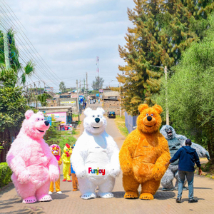 Tuta gonfiabile <span class=keywords><strong>orso</strong></span> bruno 2m/2.6m/3m mascotte gigante prestazioni oggetti di scena di ruolo gioco mascotte tuta gonfiabile - Product Image 5