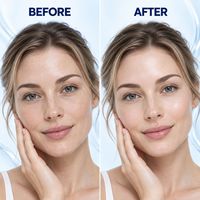 Sérum élastique GHK-CU & PDRN en flacon de 30 ml, emballage neutre, hydratant, éclaircissant, sérum facial pour l'élasticité de la peau