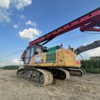 Foreuse rotative SANY SR155 d'occasion, machine de forage de fondations sur chenilles de seconde main