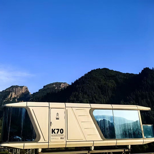 360 °   Casa Cápsula con Vista Panorámica LubanCabin |   Casa de Huéspedes Modular Prefabricada para Montaña o Costa - Product Image 6