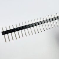 Connecteur de bande d'en-tête à une rangée 1x40 broches connecteur automatique mâle à pas de 2.54mm pour cartes PCB
