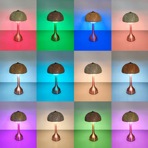 Wholesale Rechargeable Cordless AluminumTable <b>Lamp</b> IP54 Rated Remote Control Bedroom Stylish Decor Piece - Product Image 5