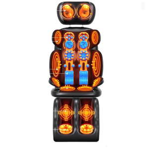 Coussin de massage multifonctionnel pour tout le corps, dos, nuque, taille, hanches, jambes, pieds, automatique avec télécommande, à brancher, noir - Product Image 2