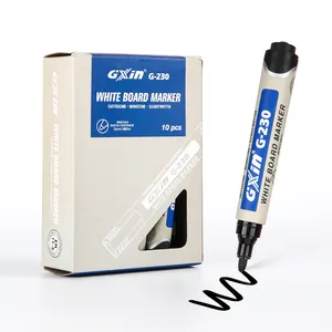 Gxin G-230 Caneta marcadora de quadro branco com clipe para logotipo personalizado Nib Color atacado