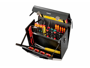 Sac à outils en cuir perforé personnalisable OEM à prix compétitif avec verrouillage PARAT - La meilleure qualité - Product Image 1