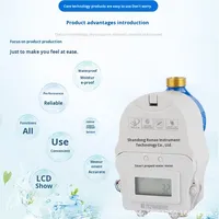 Compteur d'eau prépayé à carte IC Yuxiang, submersible IP68, OEM pour installation souterraine avec garantie de 2 ans