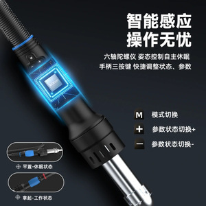 สถานีถอดบัดกรีแบบลมร้อน Axiomtek H414D แบบสองสถานี พร้อมด้ามจับอัจฉริยะ หัวทำความร้อนแบบรังผึ้ง 8 รู สำหรับซ่อมโทรคมนาคม - Product Image 1