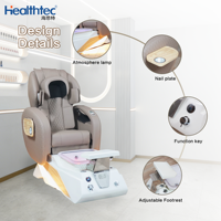 Silla de Pedicura Multifuncional con Bañera de Hidromasaje Eléctrica para Pies, Suministro de Fábrica