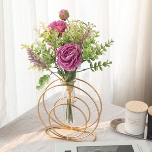 Bouquet de fleurs de pivoine artificielles Pure Summer pour mariage et décoration intérieure CF01116 - Product Image 1