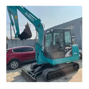 Hot sale Japan mini excavator used Kobelco SK60 6ton low working hours digger in low price