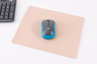 Alas Laptop Komputer, Alas Mouse Kulit PU Anti Air, Ukuran 23x19CM, Alas Meja Promosi