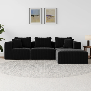 Canapés de salon <span class=keywords><strong>Novilla</strong></span> de haute qualité, canapés compressibles, canapé combiné beige, canapé en forme de L pour salon - Product Image 2