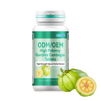 Comprimés d'extrait de plante Garcinia Cambogia à haute puissance, soutien immunitaire, usage adulte, marque privée