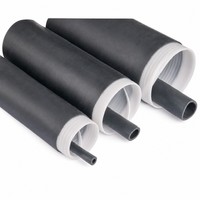 Tube thermorétractable EPDM étanche pour protection de jonction de câbles, installation sans outil par bande de traction pour câbles d'alimentation et de télécommunications