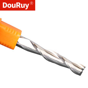 Douruy Houtsnijder Cnc Router Bits 2 Fluiten Spiraal Einde Molens Dubbele Fluit Frees Frees Spiraal Pvc Snijder - Product Image 3