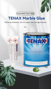 Colle à marbre LMF57 TENAX, époxy à deux composants, adhésif blanc pour le travail du bois, la construction, l'emballage, 2 kg, haute adhérence - Product Image 4