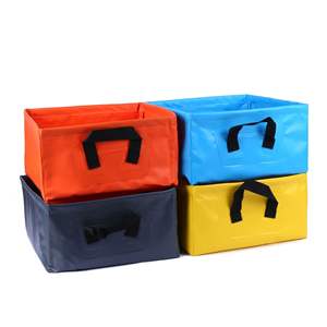 Mini cuvette pliante portable personnalisée pour les voyages en plein air Nouvelle cuvette de stockage Traitement personnalisé pour jouets d'extérieur - Product Image 1