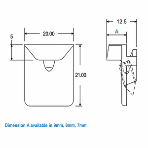 Accessoires de quincaillerie <span class=keywords><strong>pour</strong></span> portes et fenêtres : Plaque de protection antivol, Loquet de porte, Retenue de fenêtre - Product Image 3