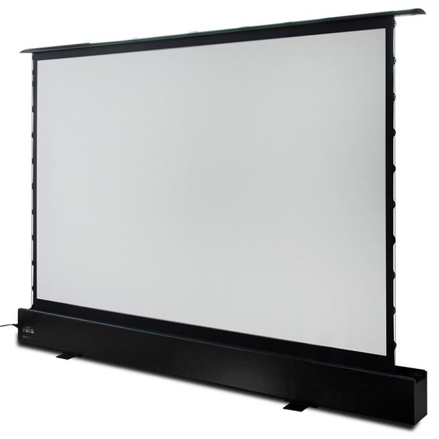 R ALR Gray Electric 90/92 Inch Electric Floor Rising Tab-tension Projector Screen Floor Rising Projector Screen