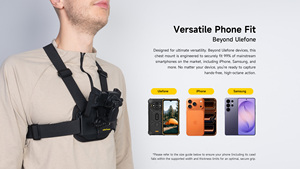 Soporte Ulefone Armor Mount Go 360 °   Vistas Giratorias 270 °   Soporte Ajustable para Teléfono Móvil con Correa Ajustable Vertical y Horizontal, Estabilidad Profesional - Product Image 4