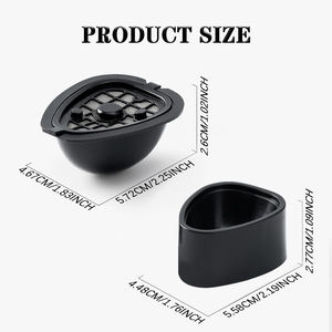 Nouvelle machine à café et à thé réutilisable 2-en-1 pour Nestlé Special TST9662 62RD filtre rechargeable en matière plastique - Product Image 2