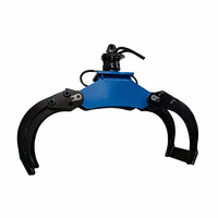 Grappin durable personnalisable pour camion Grappin hydraulique pour bois Grappin hydraulique pour bois de construction et sylviculture Grappin rotatif à 360 ° pour bois