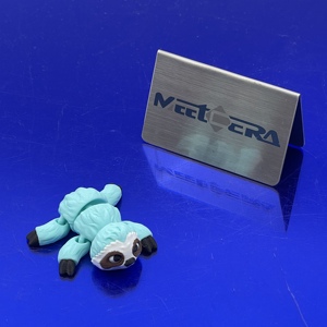 Juguete Articulado de Perezoso Impreso en 3D, Flexi Sloth, Color Verde Menta Vibrante, para Reducir la Ansiedad, Accesorio de Escritorio, Idea de Regalo Genial - Product Image 3