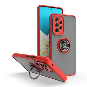 Mercado al por mayor soporte de anillo redondo Kickstand accesorios de teléfono celular para Samsung <span class=keywords><strong>Galaxy</strong></span> A53 5G caja de humo con botón colorido - Product Image 5