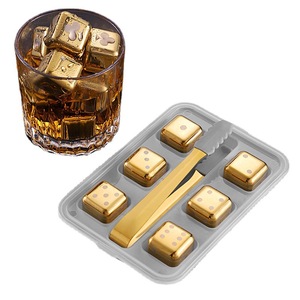 Hot bán thanh Phụ Kiện Làm mát Stones thép không gỉ 304 Whisky Ice <span class=keywords><strong>Cube</strong></span> rượu vang đá tùy chỉnh Ice <span class=keywords><strong>Cube</strong></span> - Product Image 2