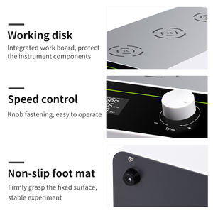 Mezclador de <span class=keywords><strong>agitador</strong></span> magnético Digital profesional de 3 posiciones Mezclador de laboratorio múltiple de agitadores magnéticos de múltiples posiciones de laboratorio de perfumes - Product Image 6