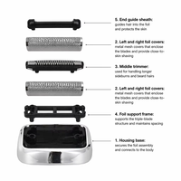 Tête de rasoir de rechange compatible avec Braun série 7 73S et autres modèles, rasoir électrique étanche pour le visage et le corps, alimenté par USB