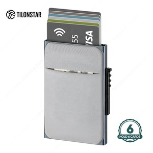 กระเป๋าสตางค์แบบป๊อปอัพอลูมิเนียม TILONSTAR TWM107c ป้องกัน RFID สำหรับใส่บัตรประชาชนและบัตรเครดิตสำหรับผู้ชาย ขายส่งและรับผลิตตามสั่ง - Product Image 3