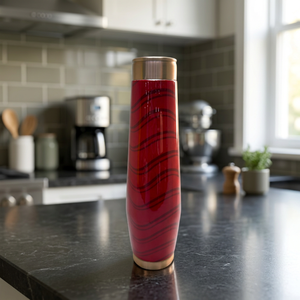 Premium Quality Pure Copper Water Bottle Jointless Handmade Designer Bottle for Ayurvedic Health Benefits Printed Copper Bottle - Product Image 1